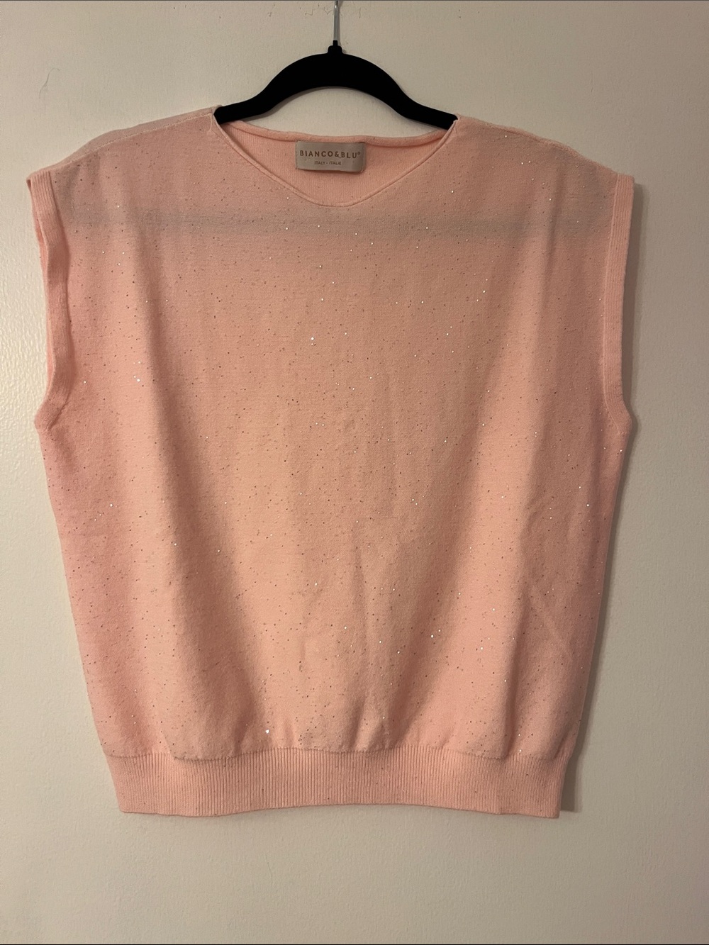 Pink Sparkle Crew Neck Sweater